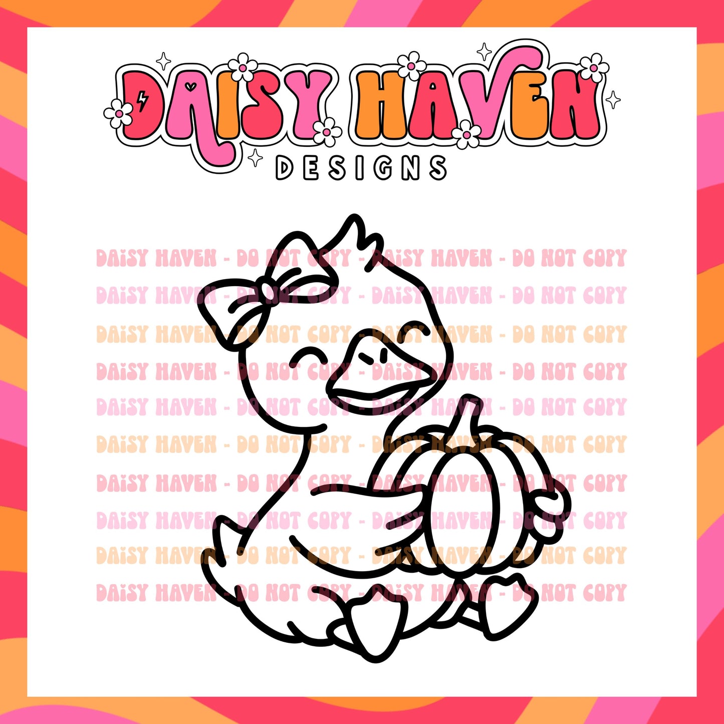 Pumpkin Goose - PNG