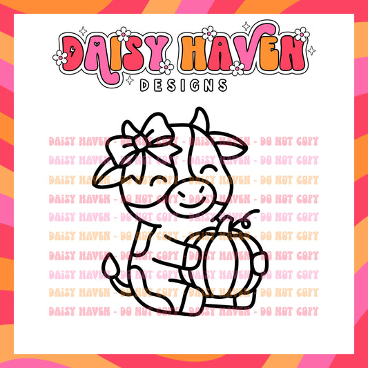 Pumpkin Cow - PNG