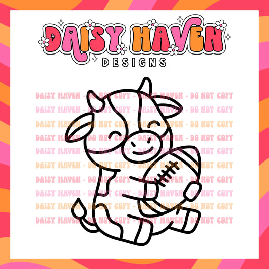 Football Cow - PNG