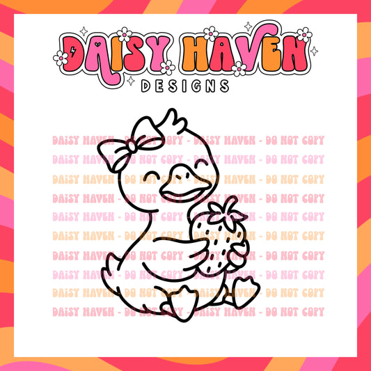 Strawberry Goose - PNG