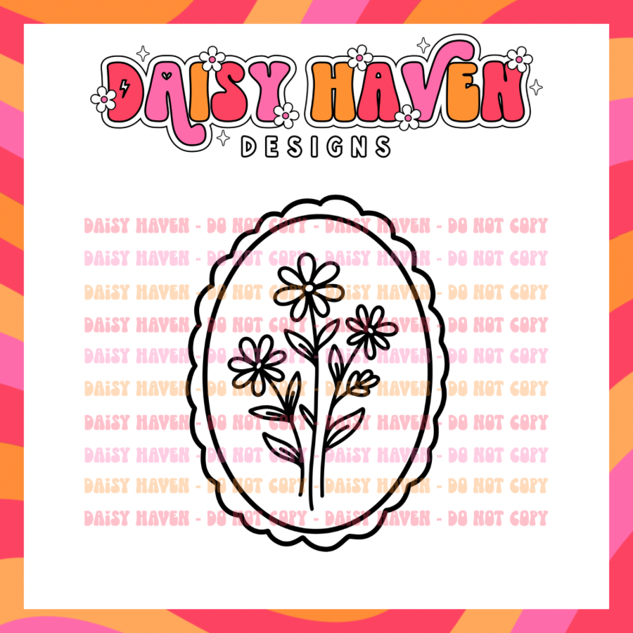 Flower Frame - PNG